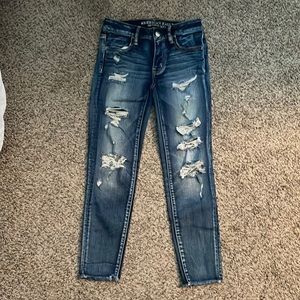 American Eagle Super Stretch Jegging Crop Size 2